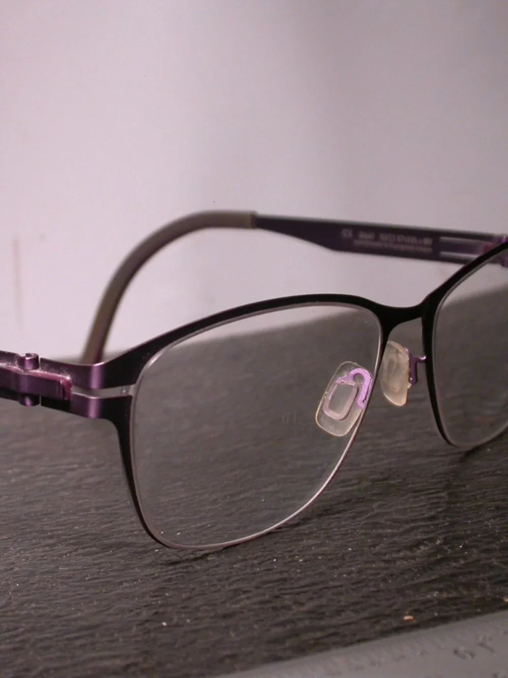Ovvo Purple Modern Light Weight Frames Eyeglasses Hand Made in European Union